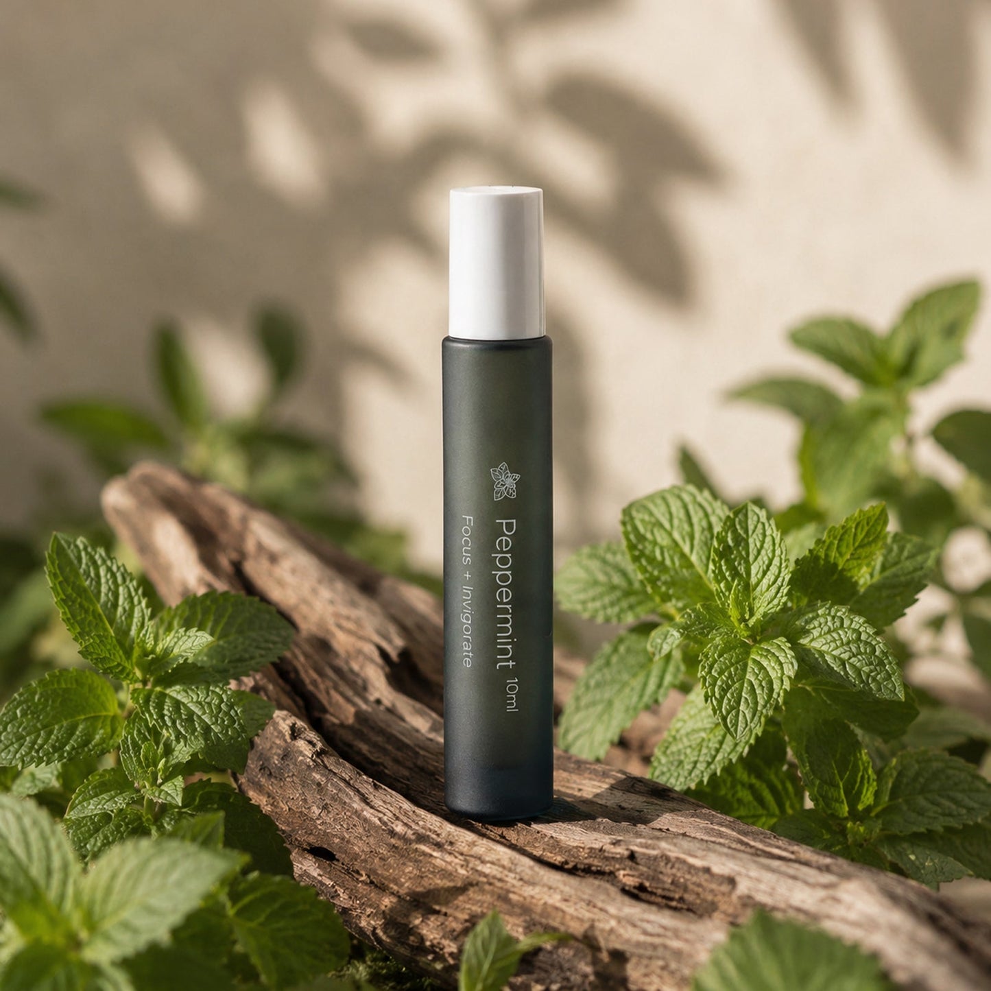 Peppermint Essential Oil Roller — Cooling Relief for Focus, Head Tension & Mental Clarity