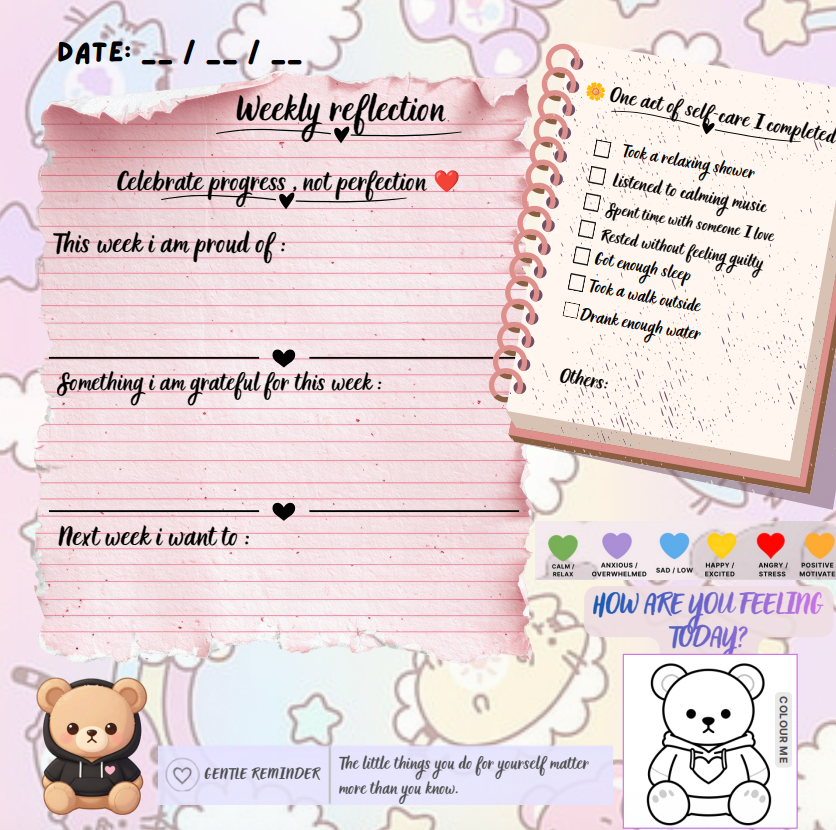 Inner Thoughts Journal | Digital Mental Wellness Journal 32 pages