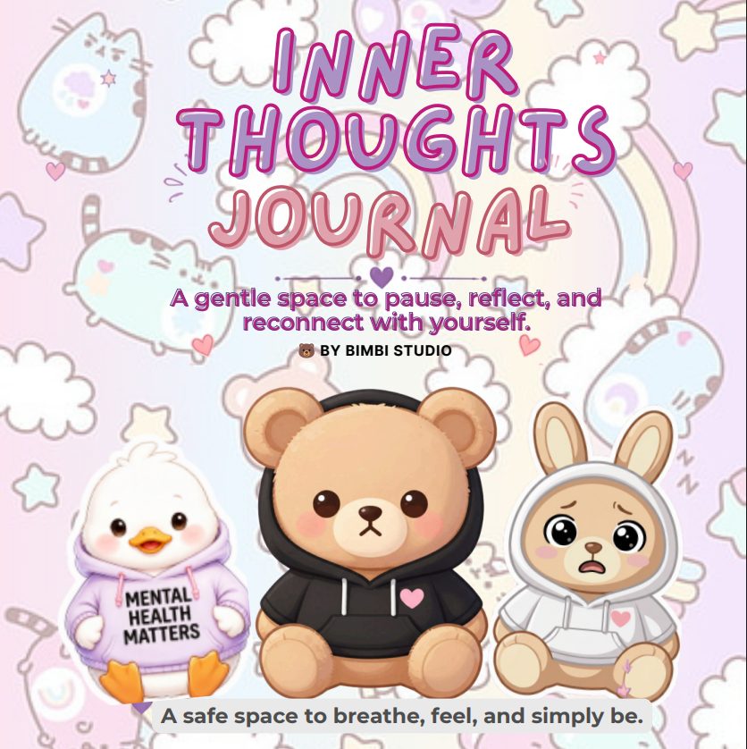 Inner Thoughts Journal | Digital Mental Wellness Journal 32 pages