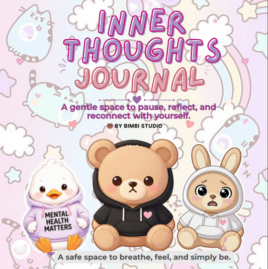 Inner Thoughts Journal | Digital Mental Wellness Journal 32 pages